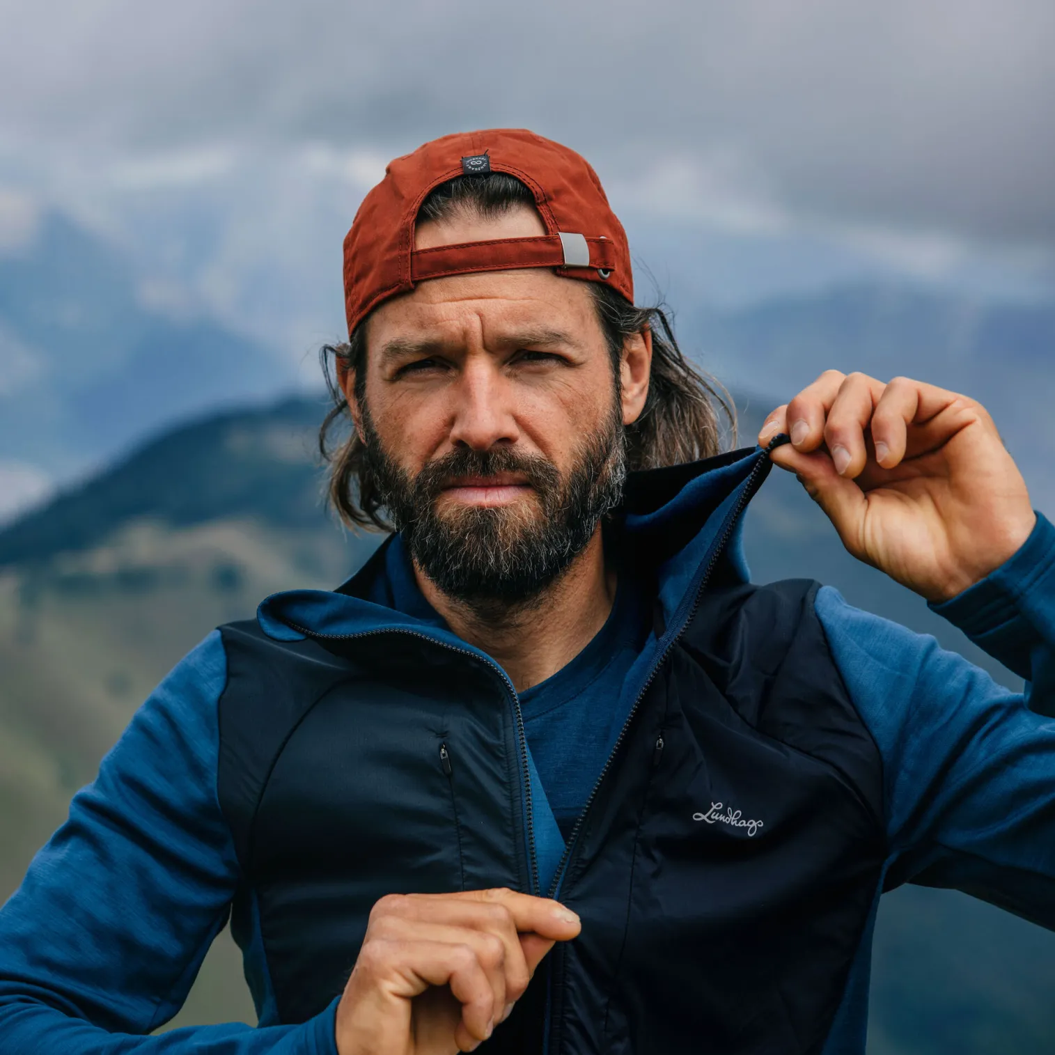 Lundhags Padje Merino Block Hoodie M^ Tröjor