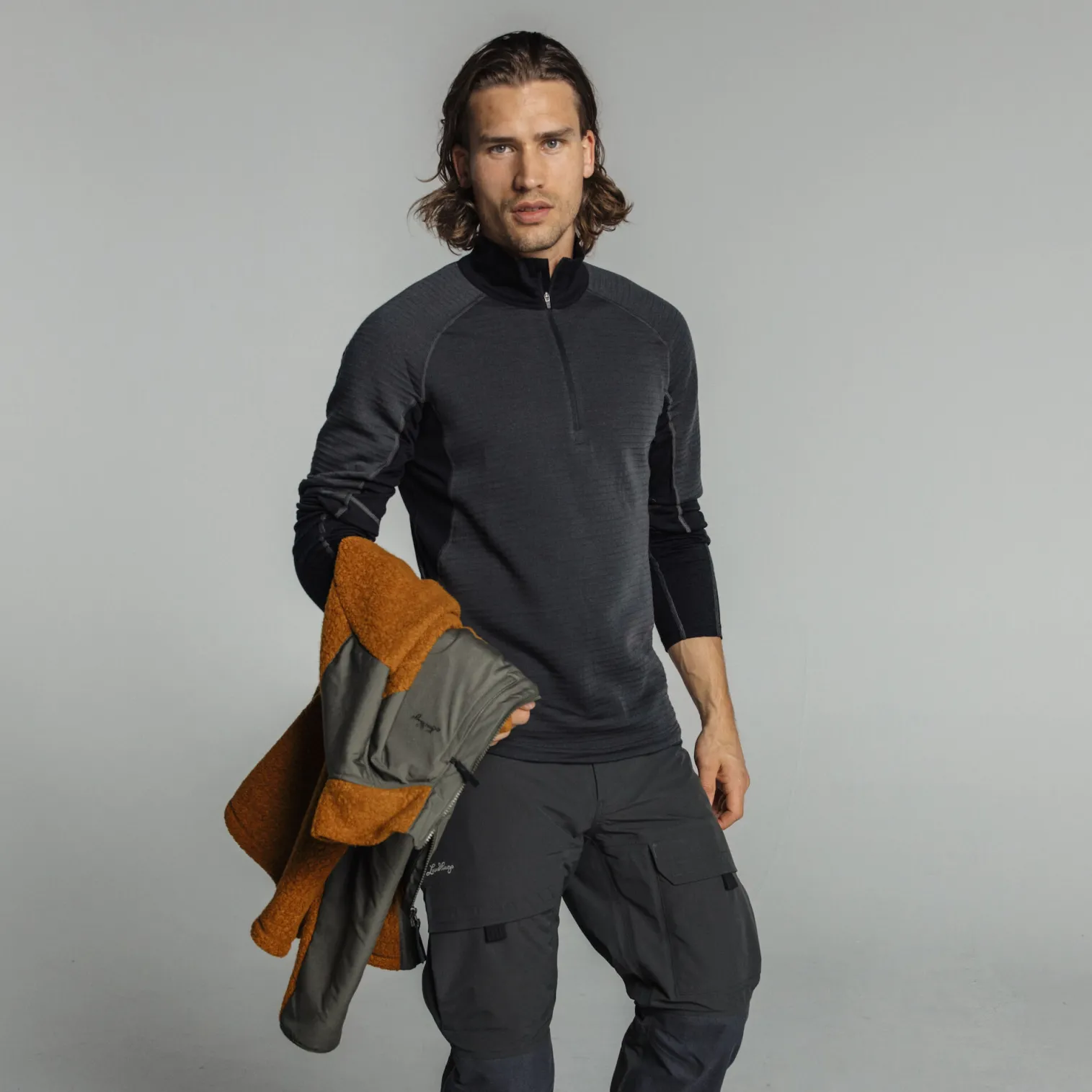 Lundhags Prime Merino Half Zip M^ Underställ